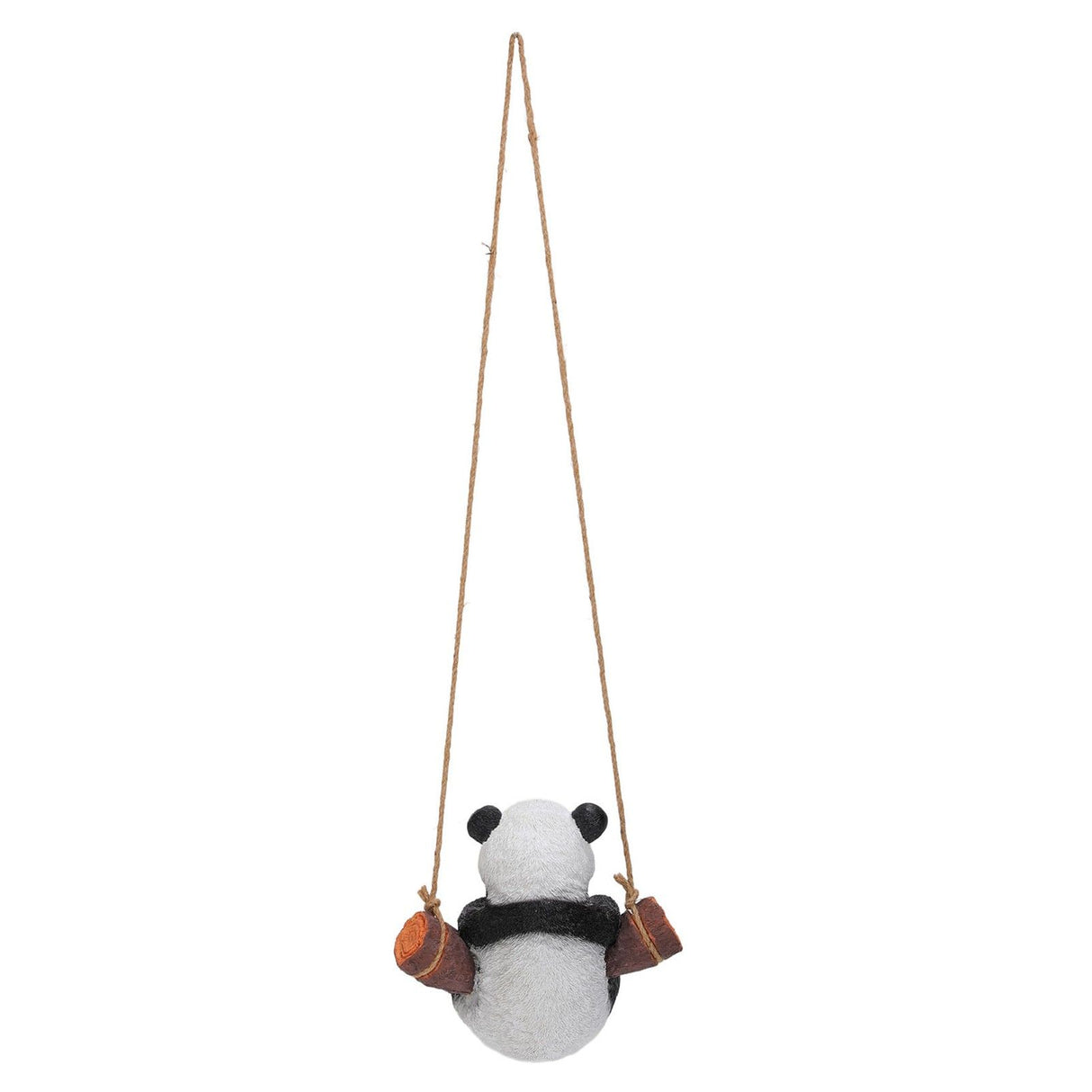 Panda Swing Statue Resin Animal Garden Outdoor Statue for Patio Yard Lawn Home Office
