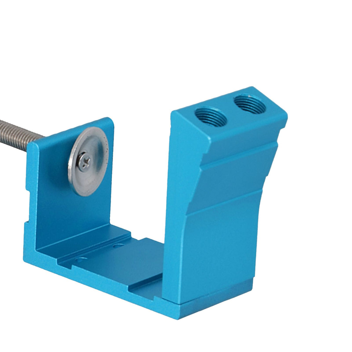 15° Oblique Hole Locator Positioner Set Aluminum Alloy Pocket Hole Jig Kit Woodworking Accessory Blue