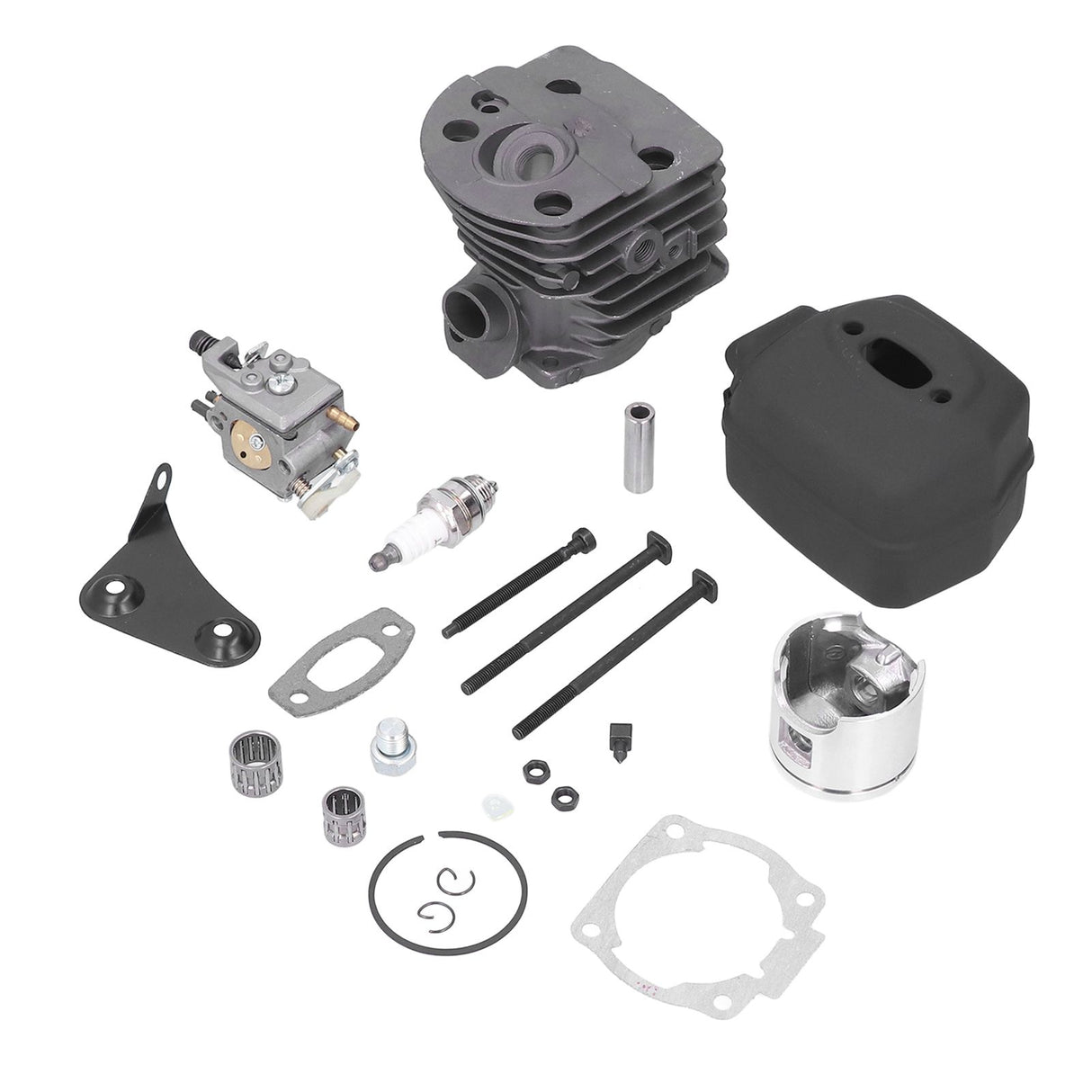 46mm Cylinder Piston Carburetor Spark Plug Gasket Set Replacement Fit for Husqvarna 55 51 Chainsaw