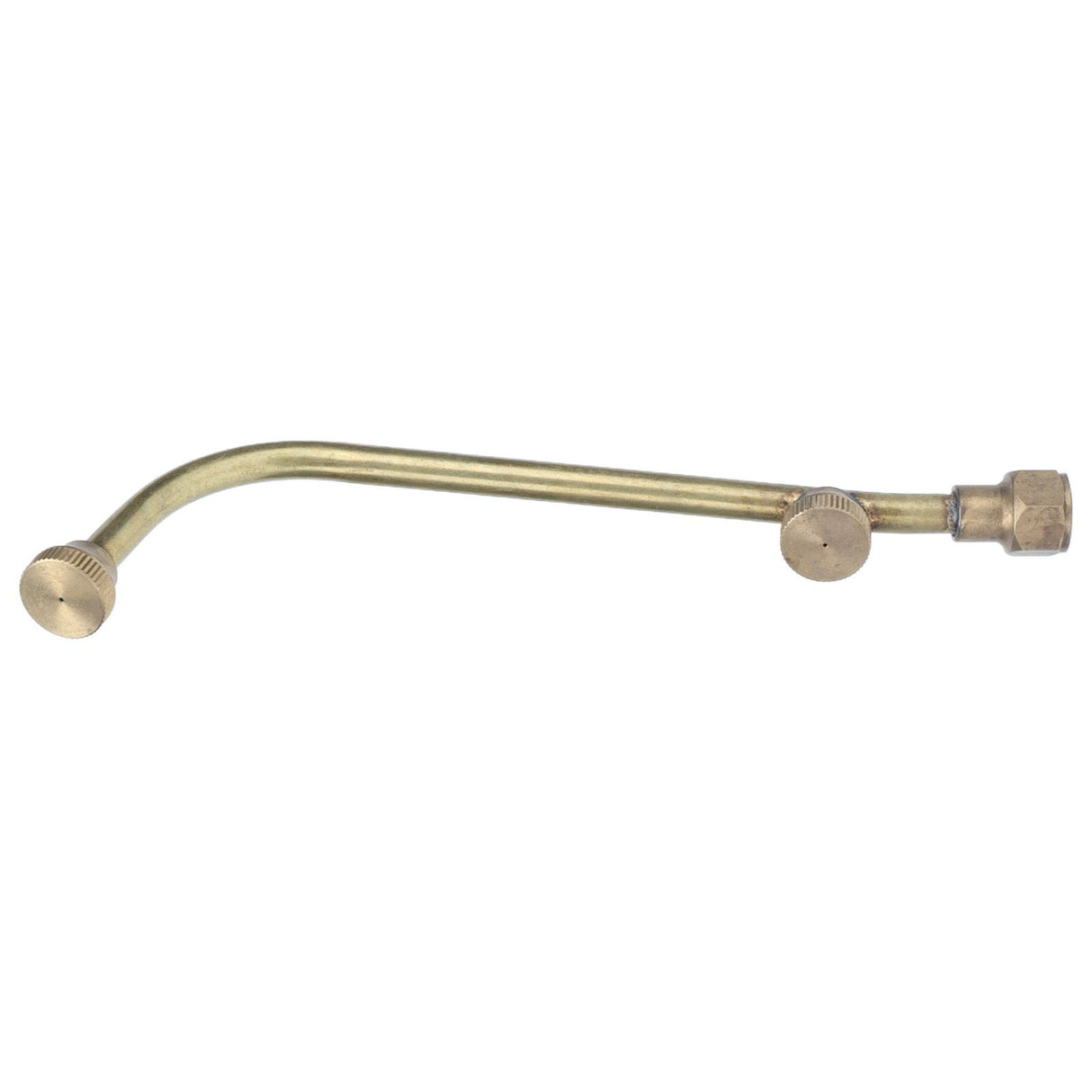 Garden Sprayer Nozzle Double Outlets Brass Agricultural Water Mist Atomizing Sprinkler G1/4 Inner Wire Connector