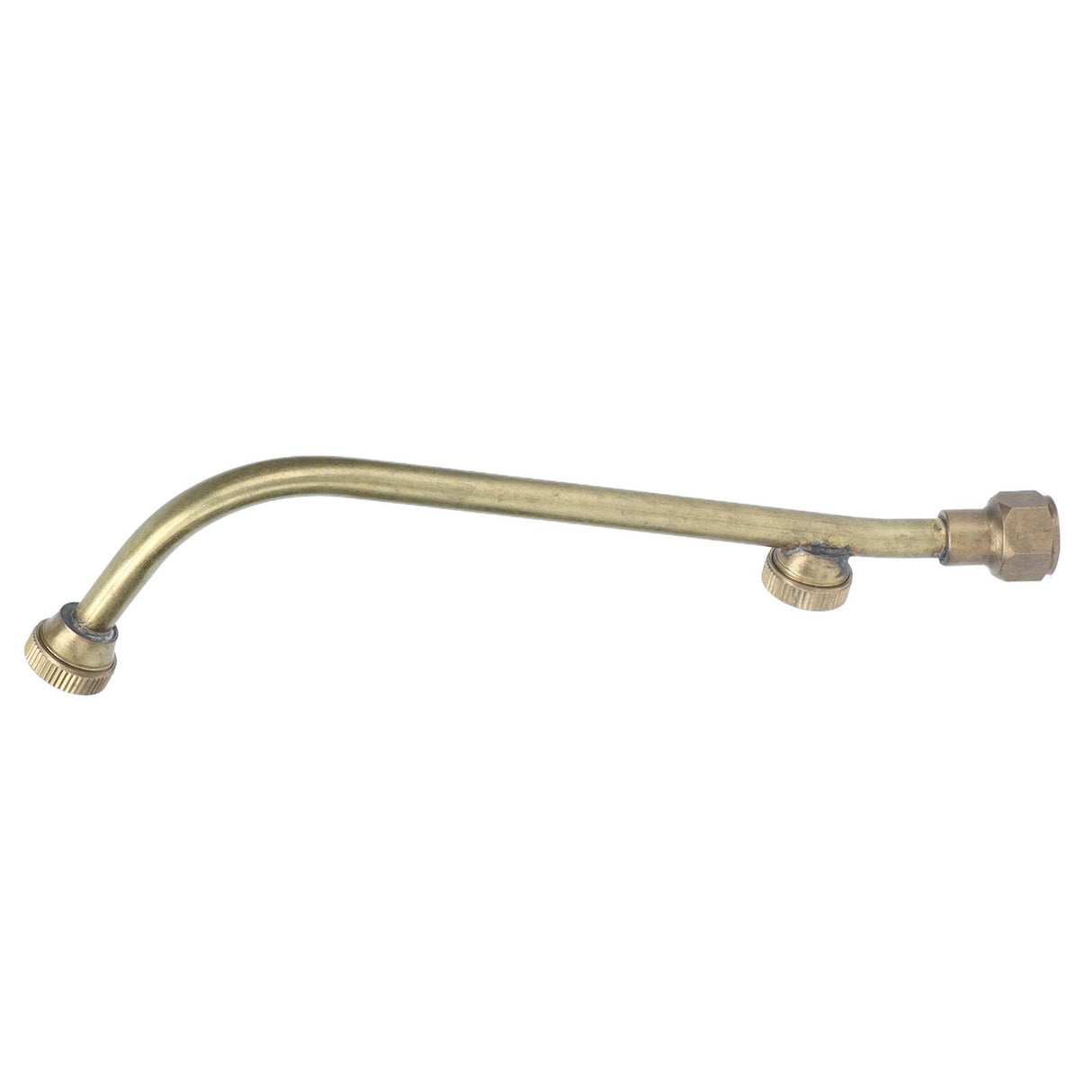 Garden Sprayer Nozzle Double Outlets Brass Agricultural Water Mist Atomizing Sprinkler G1/4 Inner Wire Connector
