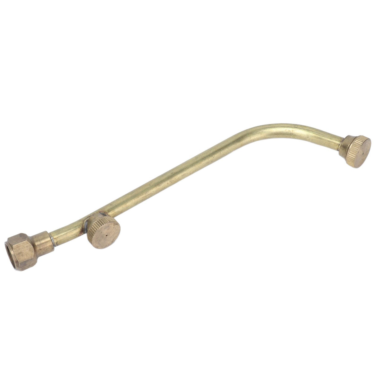 Garden Sprayer Nozzle Double Outlets Brass Agricultural Water Mist Atomizing Sprinkler G1/4 Inner Wire Connector