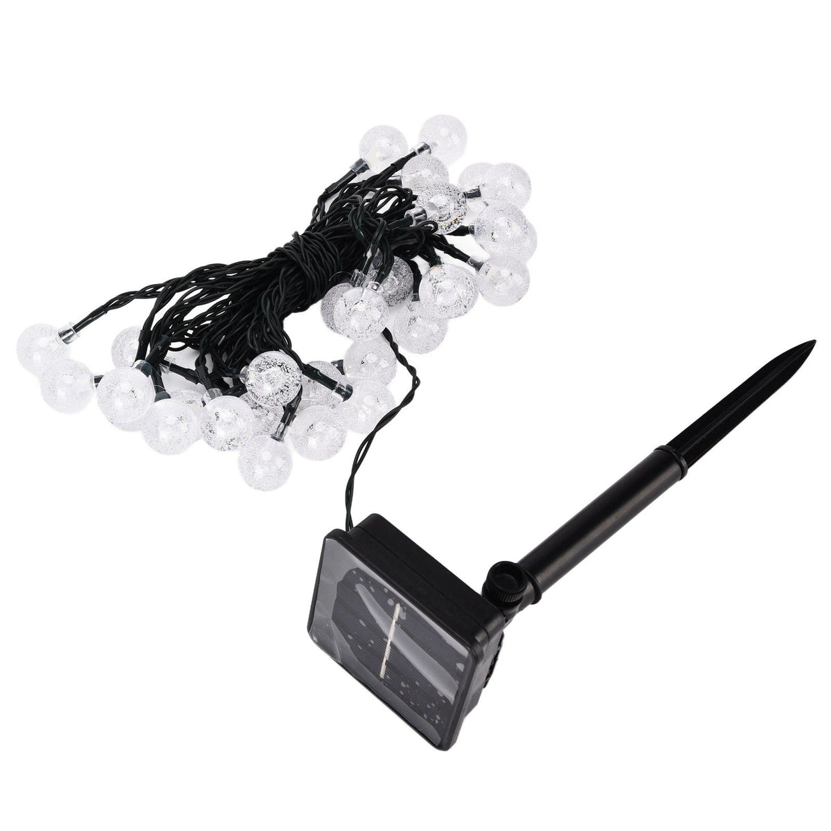 21ft 30LED Solar String Light Warm Waterproof Lamp String Light for Outdoor Yard Lawn Decor