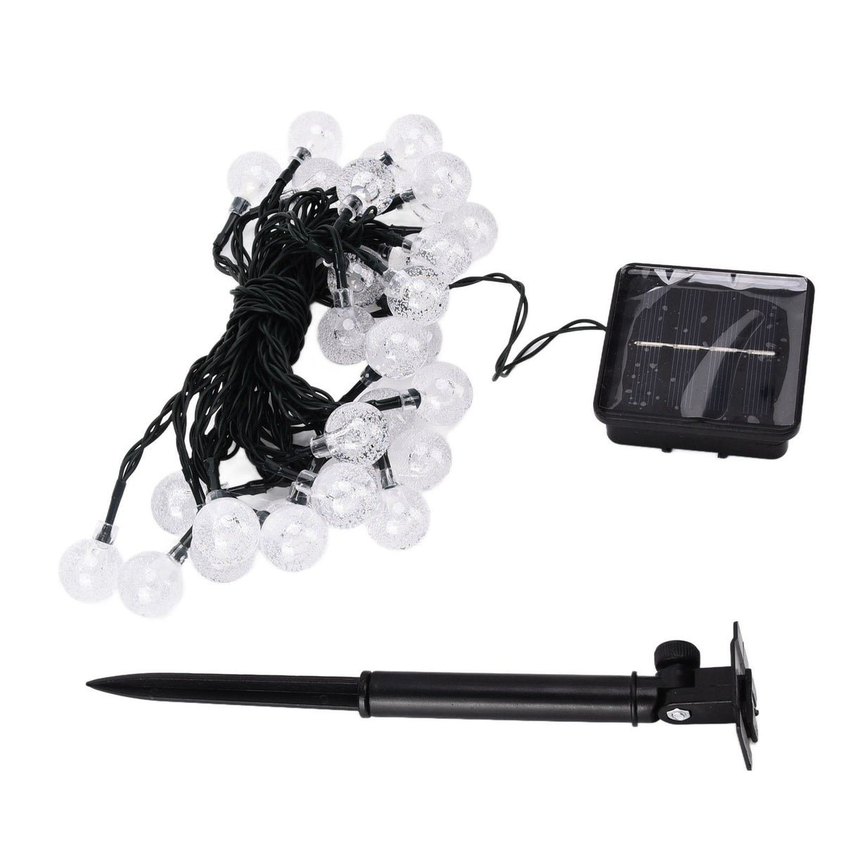 21ft 30LED Solar String Light Warm Waterproof Lamp String Light for Outdoor Yard Lawn Decor