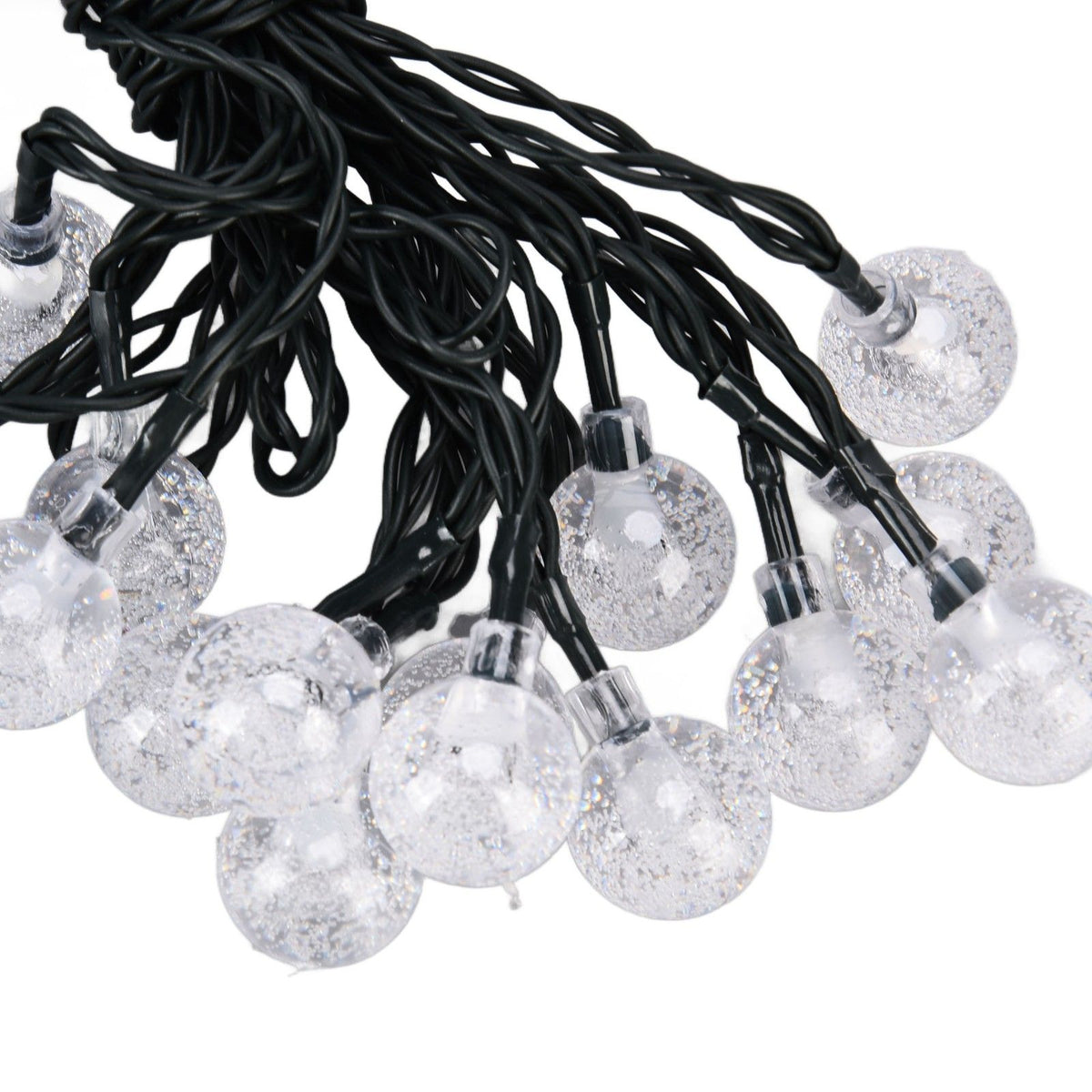 21ft 30LED Solar String Light Warm Waterproof Lamp String Light for Outdoor Yard Lawn Decor