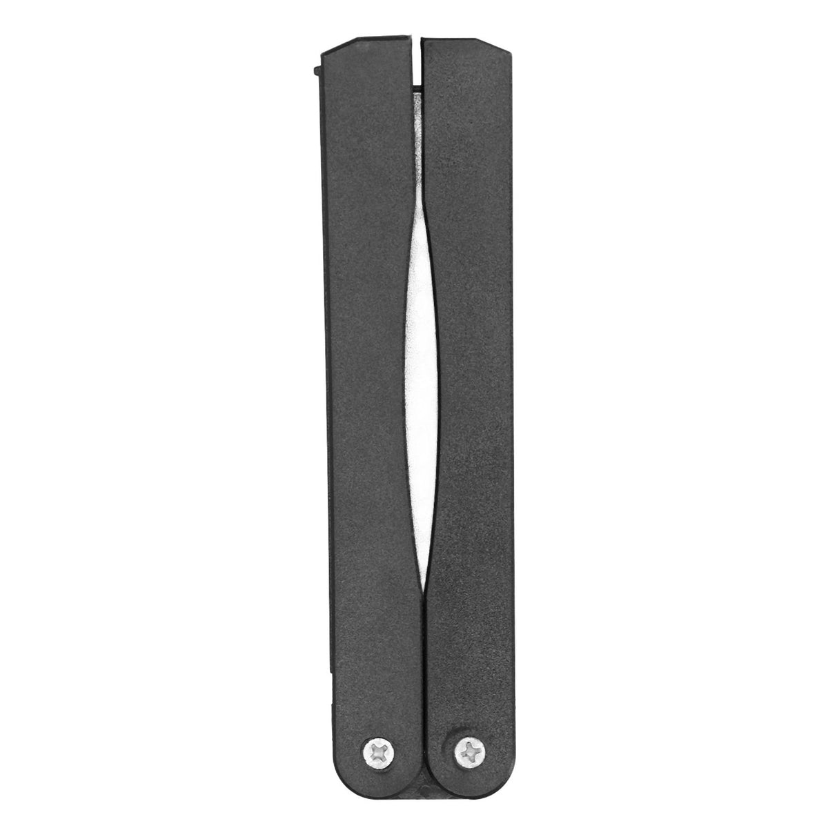 Knife Sharpener Double Sides Fan Shape Folding Mini Portable Whetstone for Outdoor Garden Farm Tools Sharpening