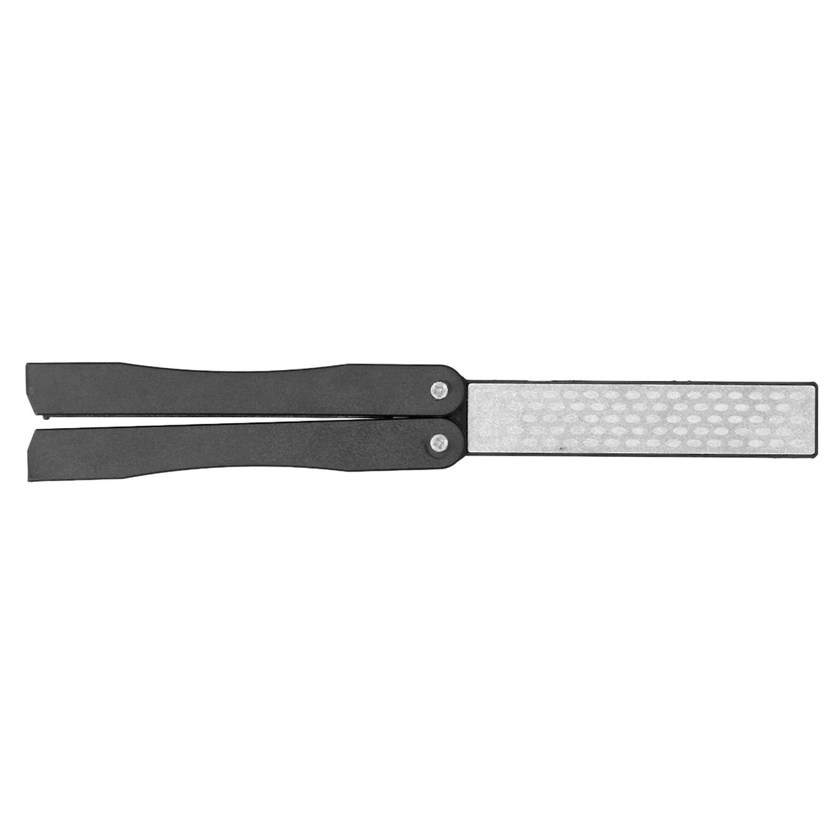 Knife Sharpener Double Sides Fan Shape Folding Mini Portable Whetstone for Outdoor Garden Farm Tools Sharpening