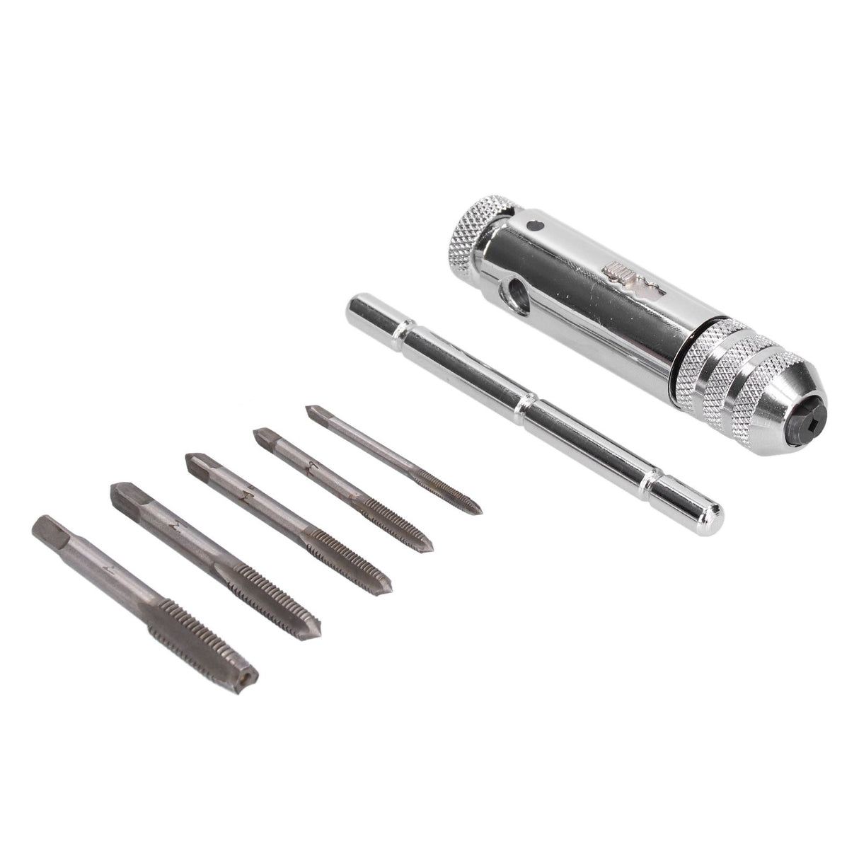 Ratchet Tap Wrench Rigid Hold 3 Positions Gear Box Adjustable Various Tap Sizes T Handle Tap Wrench for Faucet Reamer