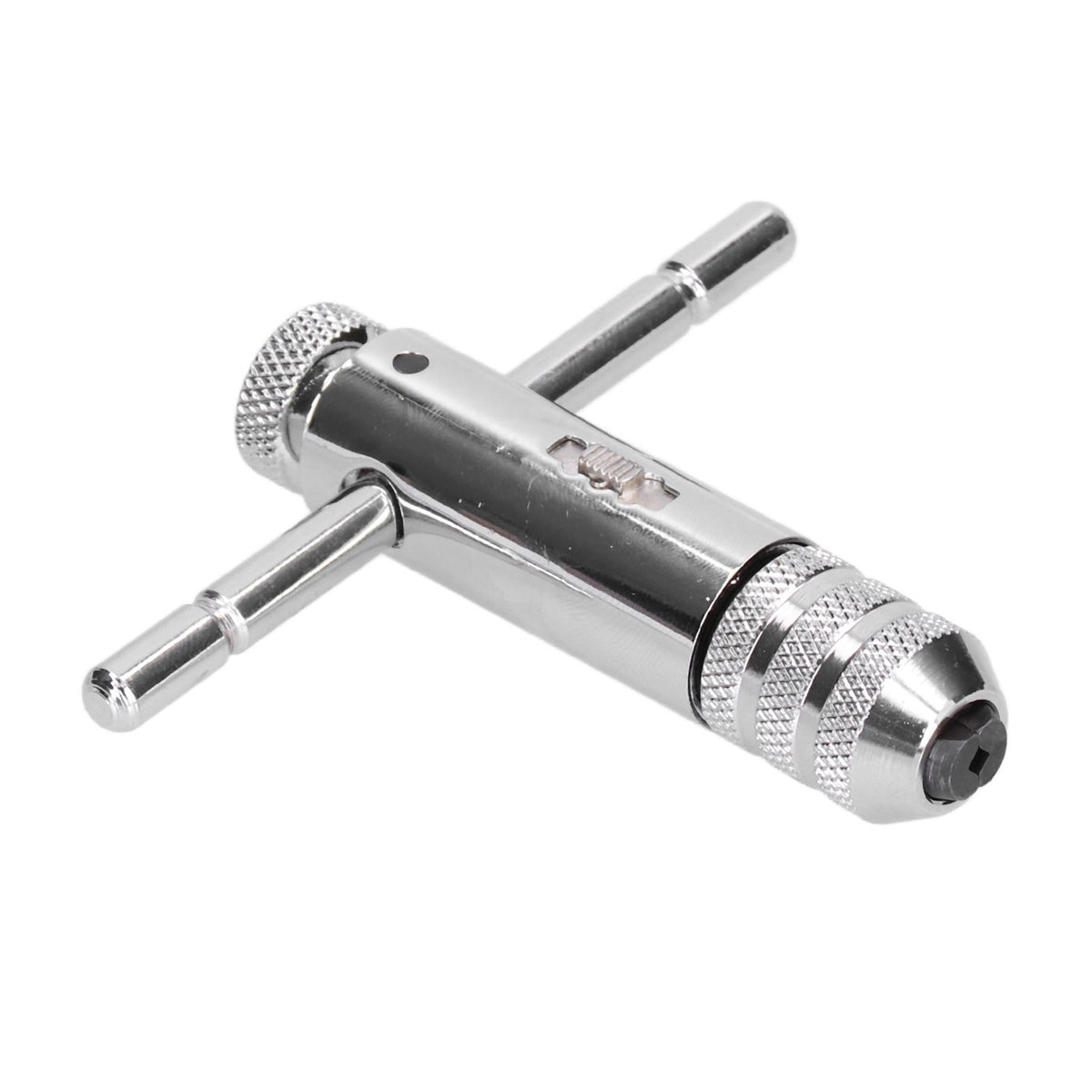 Ratchet Tap Wrench Rigid Hold 3 Positions Gear Box Adjustable Various Tap Sizes T Handle Tap Wrench for Faucet Reamer