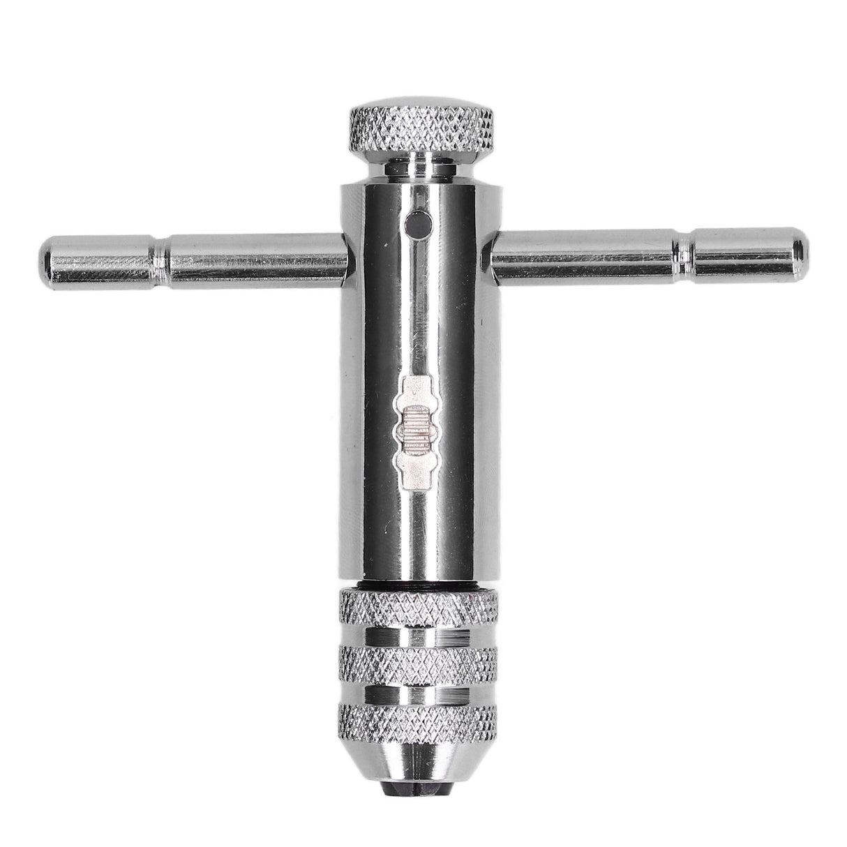 Ratchet Tap Wrench Rigid Hold 3 Positions Gear Box Adjustable Various Tap Sizes T Handle Tap Wrench for Faucet Reamer