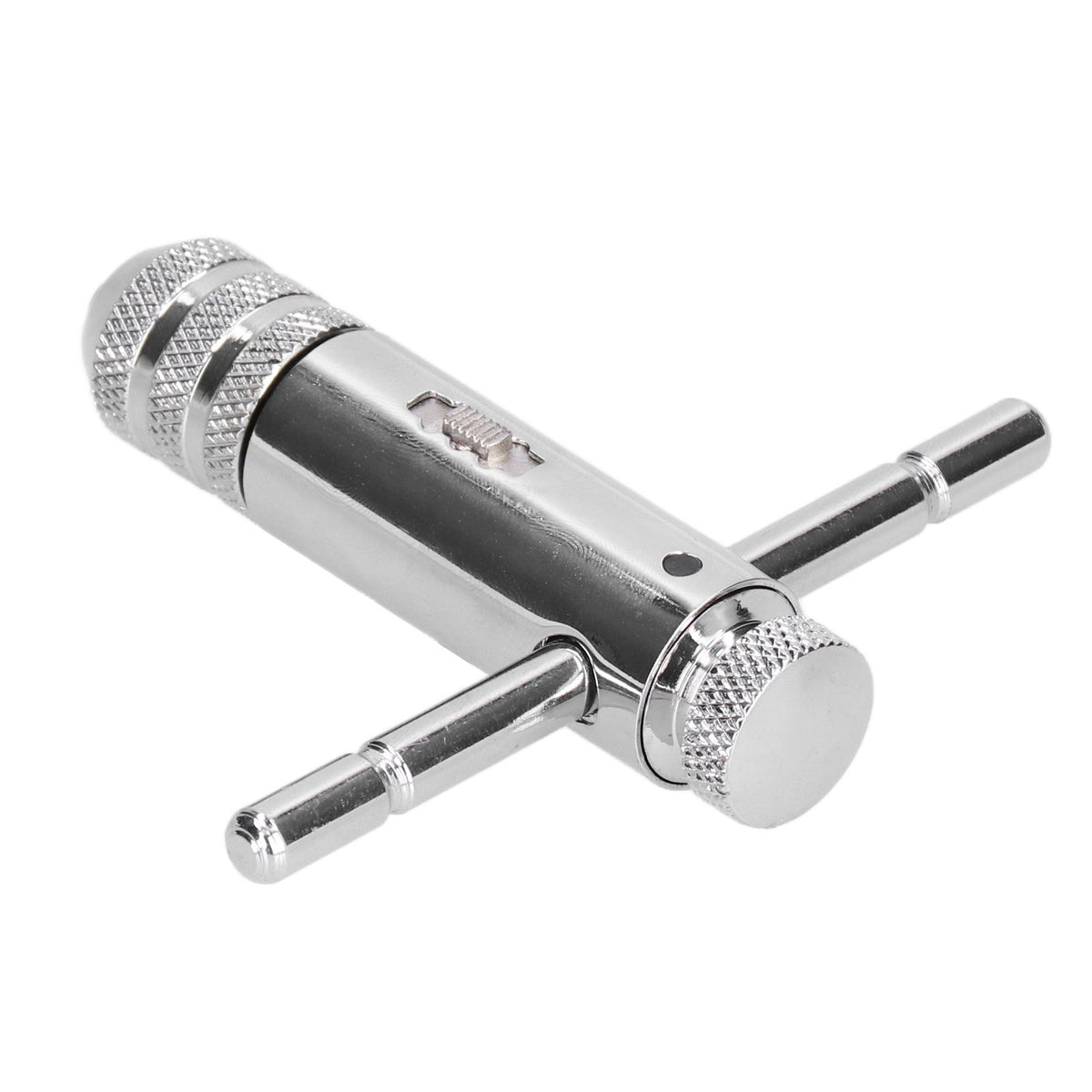 Ratchet Tap Wrench Rigid Hold 3 Positions Gear Box Adjustable Various Tap Sizes T Handle Tap Wrench for Faucet Reamer