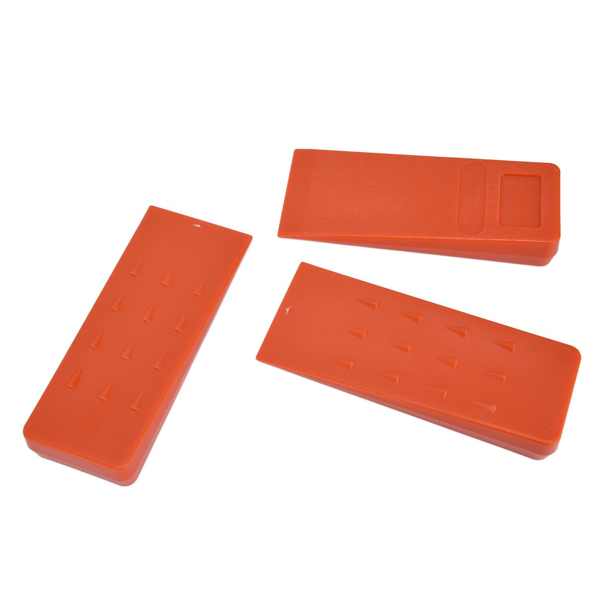 3pcs 8in Felling Wedges Spiked Plastic Safe Logging Tools for Chainsaws Tree Cutting