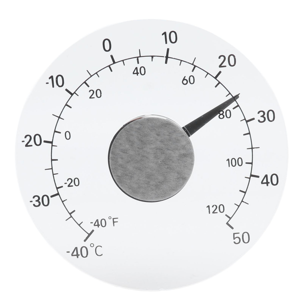Outdoor Thermometer Adhesive Transparent Waterproof Door Window Temperature Meter for Farm Home