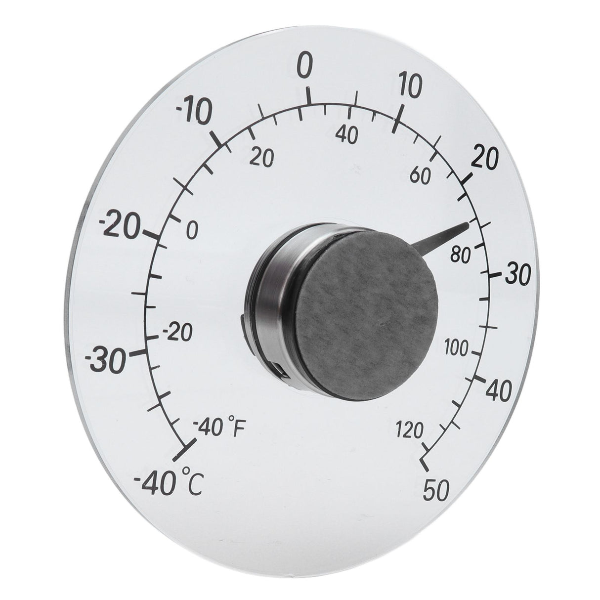 Outdoor Thermometer Adhesive Transparent Waterproof Door Window Temperature Meter for Farm Home