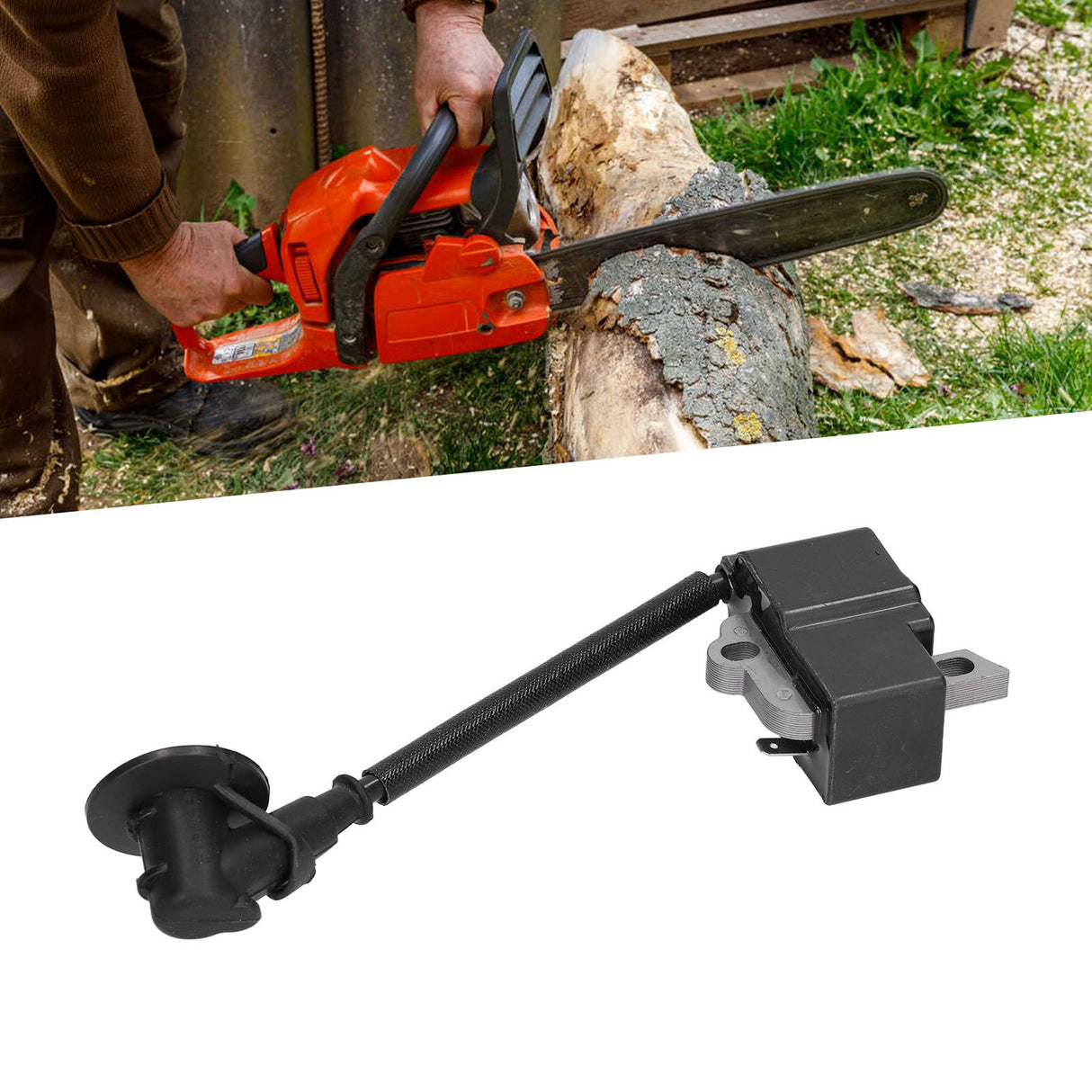 Ignition Coil Wear Resistant Replacement 1141 400 1307 Chain Saw Parts for STIHL Ms251 Ms261c