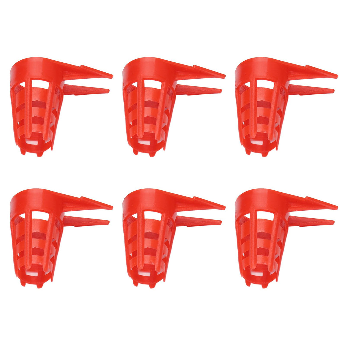 20pcs Queen Bee Cages Small Plastic Protective Safe Bee Cells Cover for Beekeeping Equipment