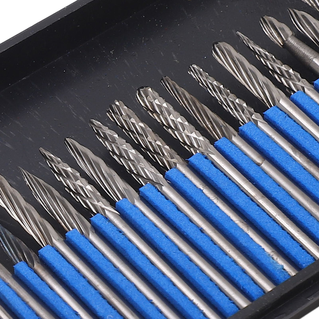 20pcs Rotary Burr Set 3mm Shank Tungsten Steel for Woodworking Carving Polishing Grinding