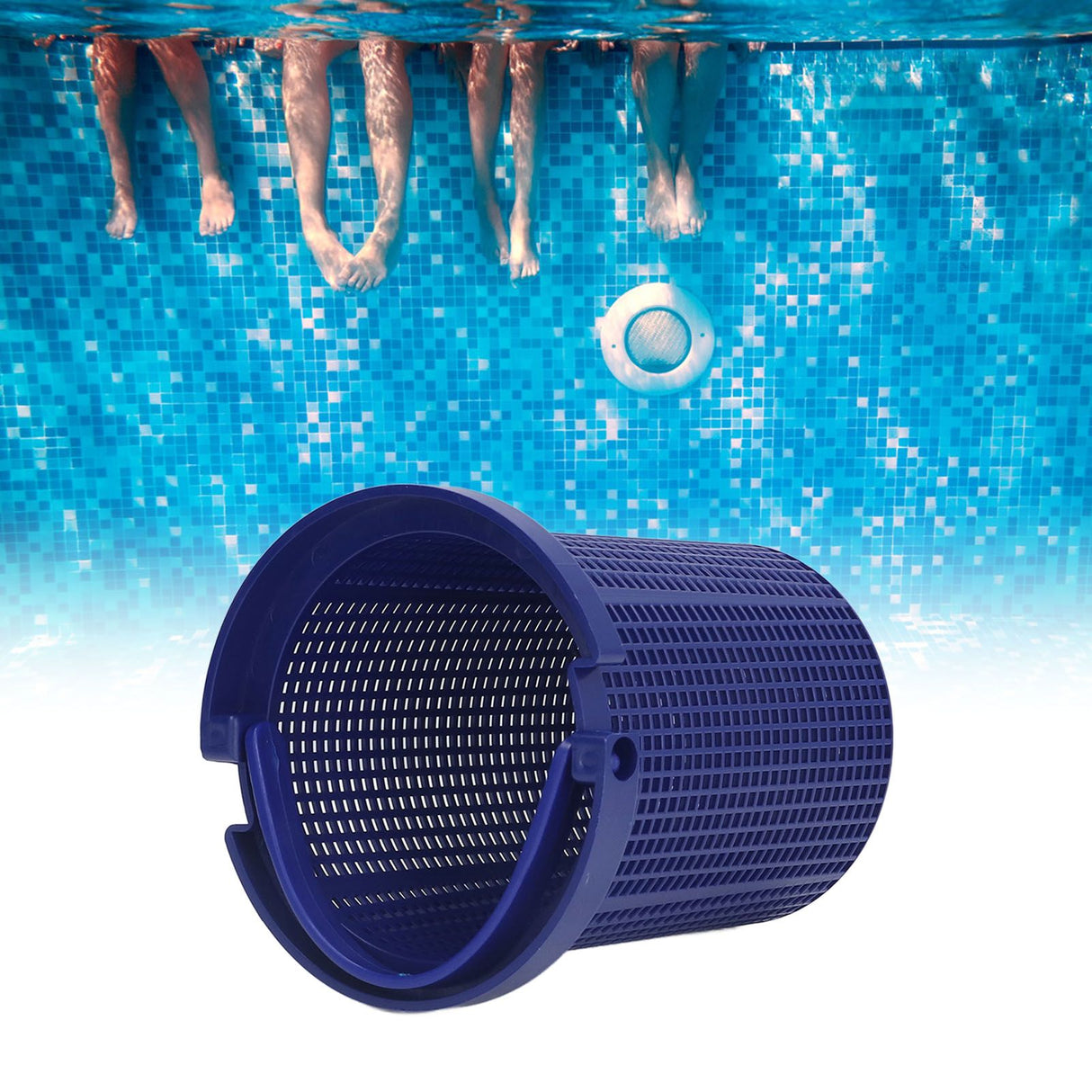 Pool Skimmer Basket Replacement Plastic Swimming Pool Filter Basket Pool Cleaning Tool for Dura Glass Maxi Glass B‑106
