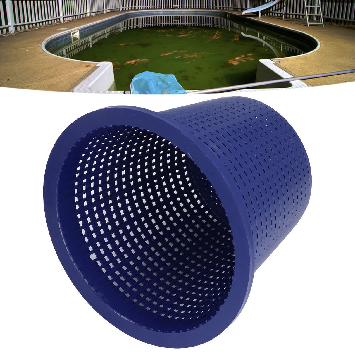 Skimmer Basket Replacement Leaves Removal Cleaning Tool Plastic Remove Swimming Pool Pump Basket