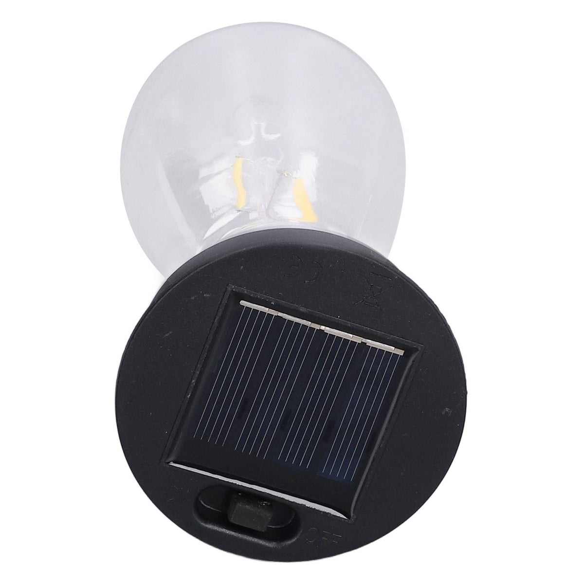Solar Hanging Light Decorative Iron Frame LED Outdoor Retro Lantern for Garden Yard Porch
