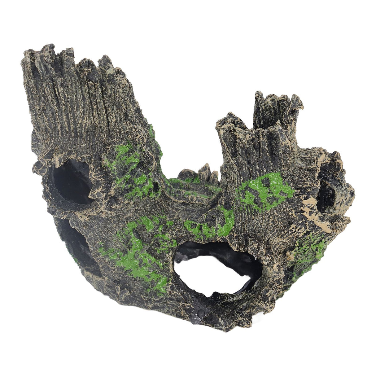 Aquarium Tree Stump Hole Exquisite Shrimp Dodging House Hollow Tree Hole Resin Crafts Decorations