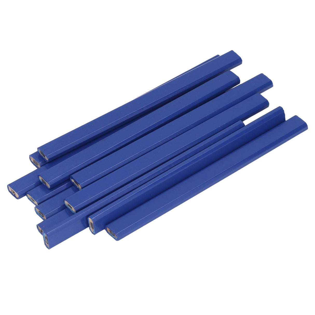 7in Carpenter Pencil Set with Sharpener Flat Octagonal Woodworking Pencil Wood Marking Pencil for Carpentry