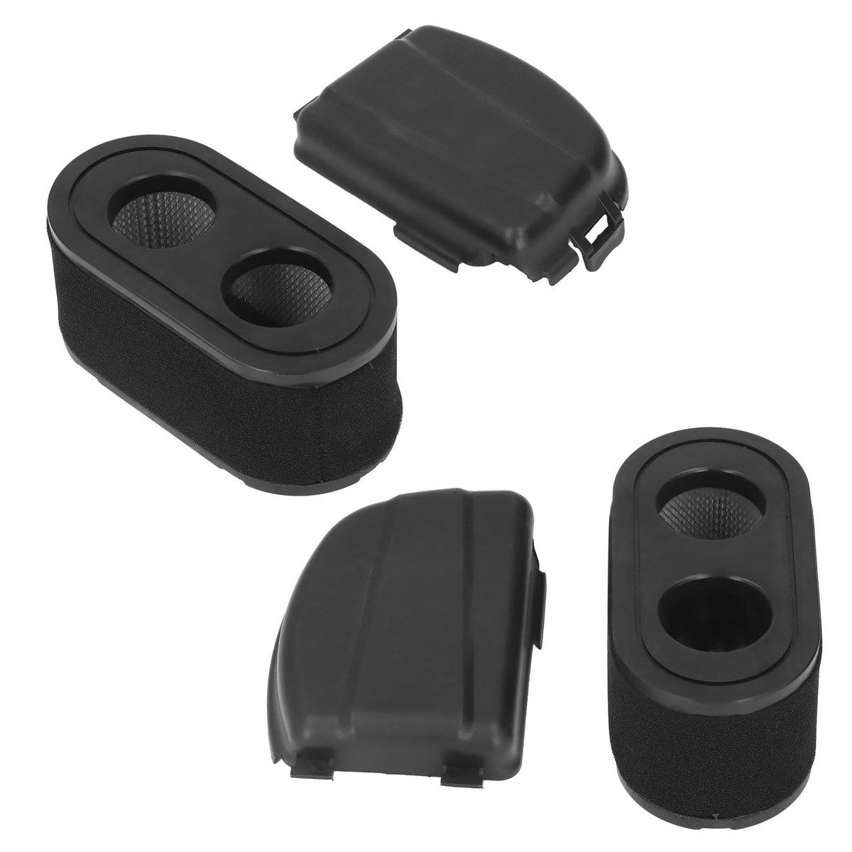 Air Cleaner with Cover Kit 594106 Plastics Black Wearproof Replacement for Lawn Mower Engine
