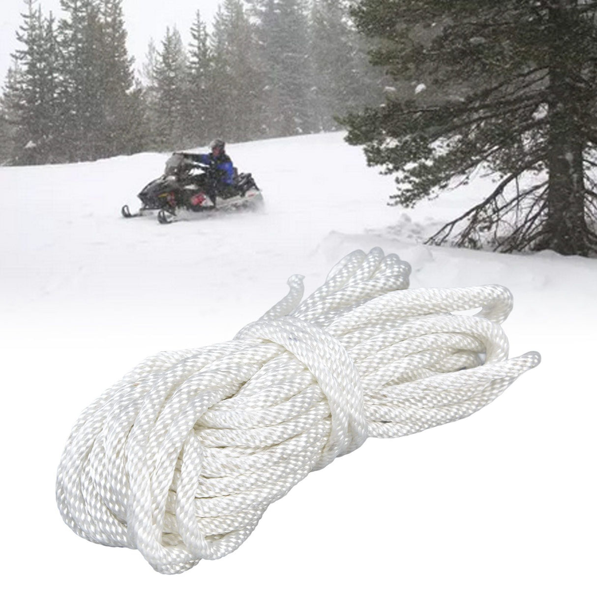 Pull Recoil Starter Rope 10m/32.8ft Long Nylon for Chain Saw Lawn Mowers Trimmers Engine Parts3.5mm