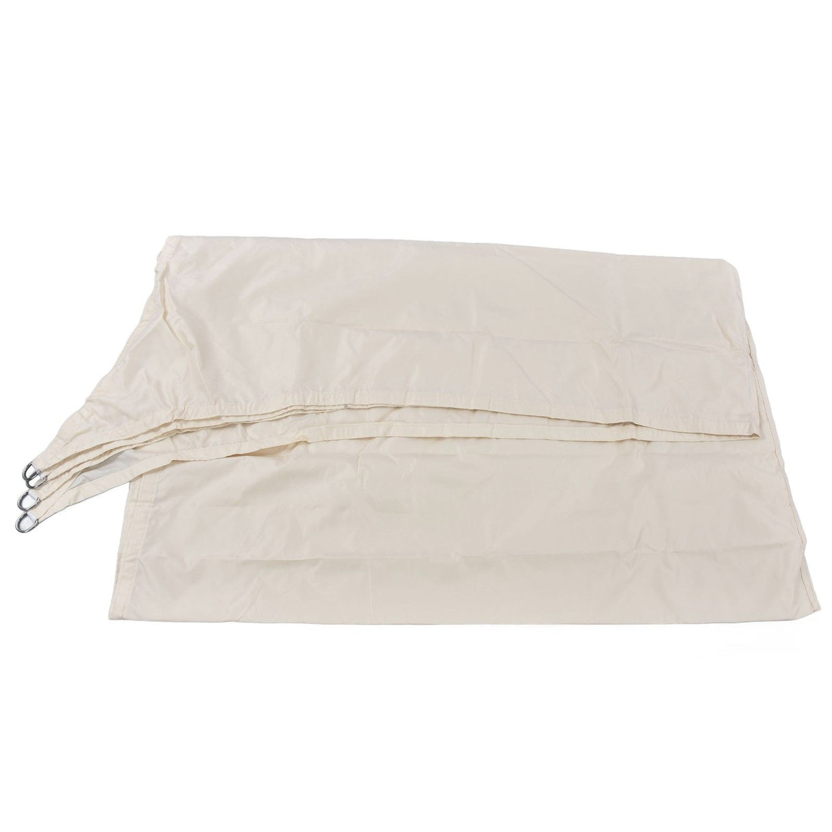 Milky White Shade Canopy Waterproof Shading Foldable 3x3m Quadrilateral Reducing Heat Shade Sail for Outdoor