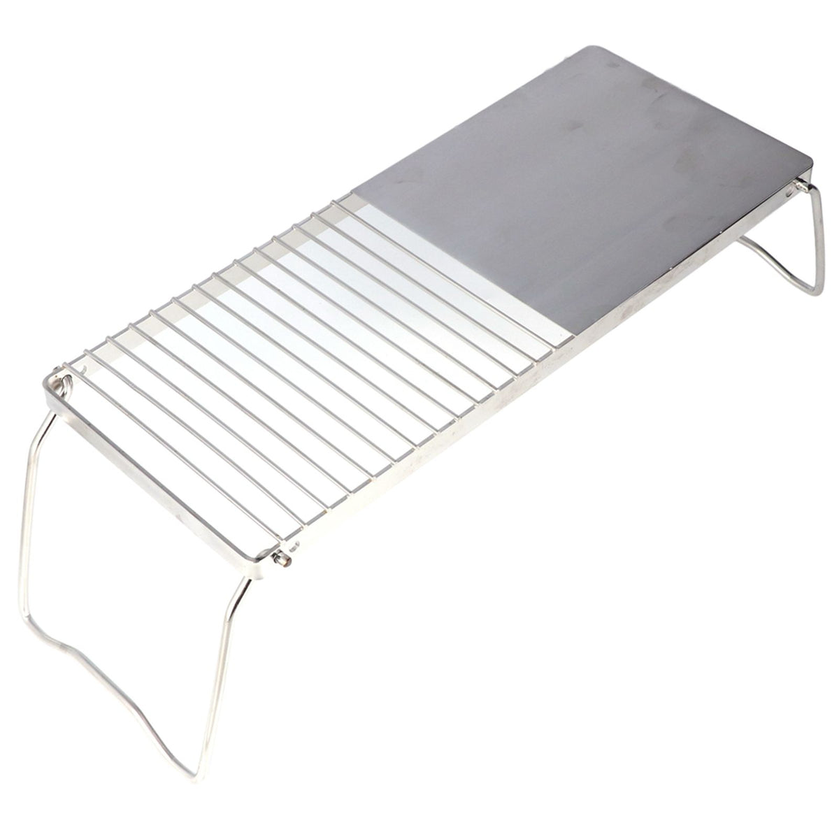 Grill Stand Multifunctional Folding Stainless Steel Outdoor Kitchen Stand for BBQ Grilling Camping Trip Travel