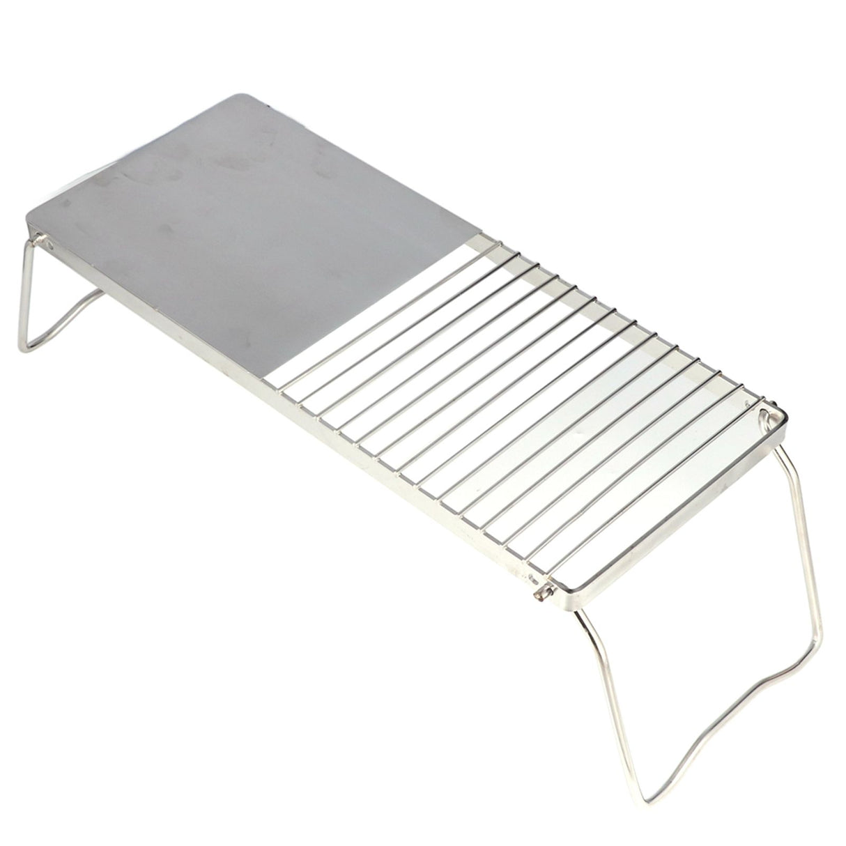 Grill Stand Multifunctional Folding Stainless Steel Outdoor Kitchen Stand for BBQ Grilling Camping Trip Travel