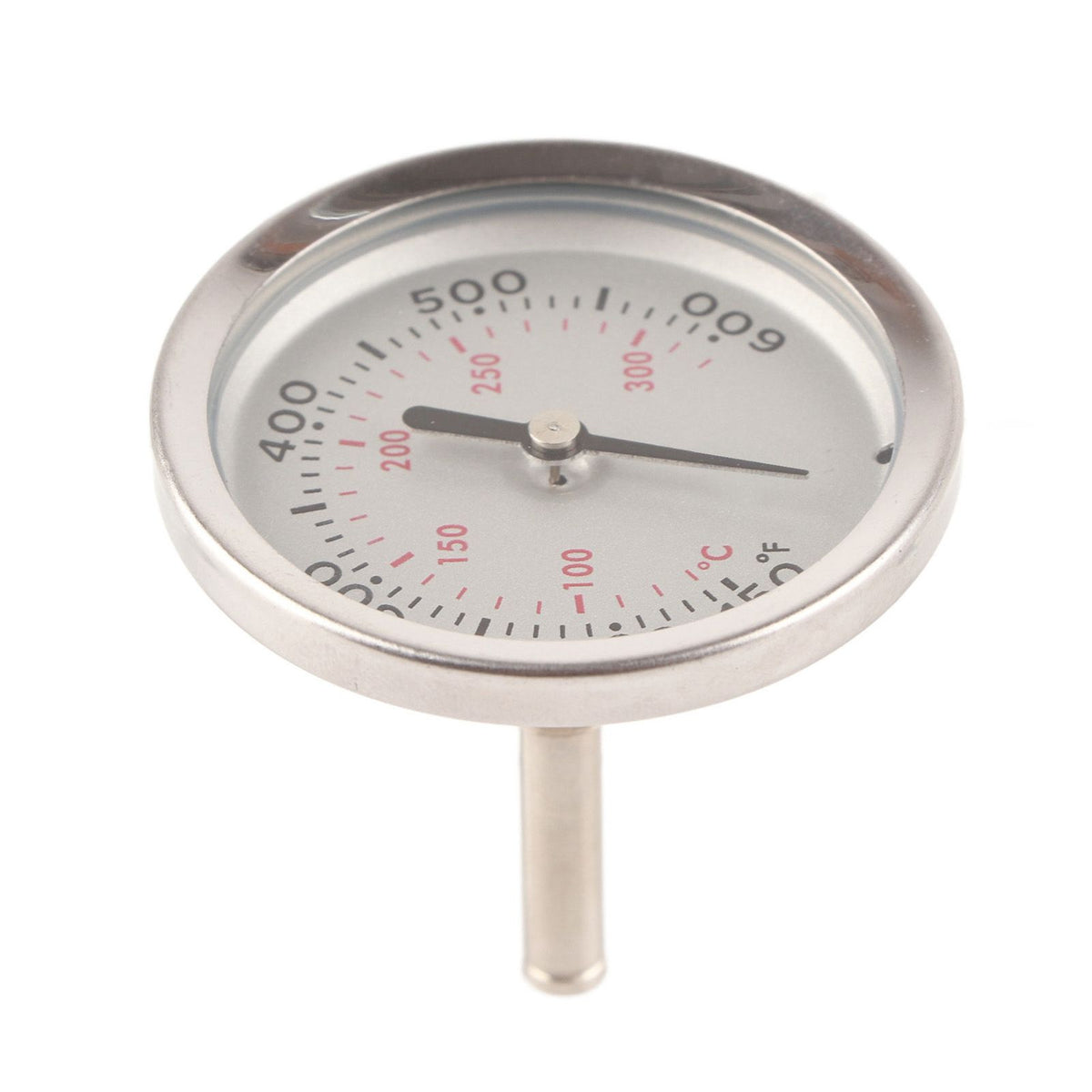 Grill Thermometer Stainless Steel Bimetallic High Accuracy 100‑475℉ Easy Assembly Wide Application BBQ Thermometer