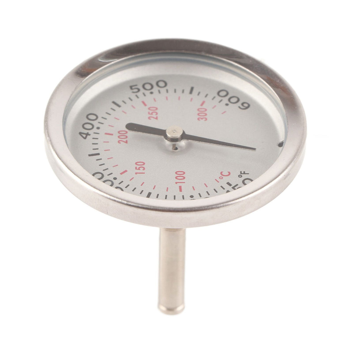 Grill Thermometer Stainless Steel Bimetallic High Accuracy 100‑475℉ Easy Assembly Wide Application BBQ Thermometer