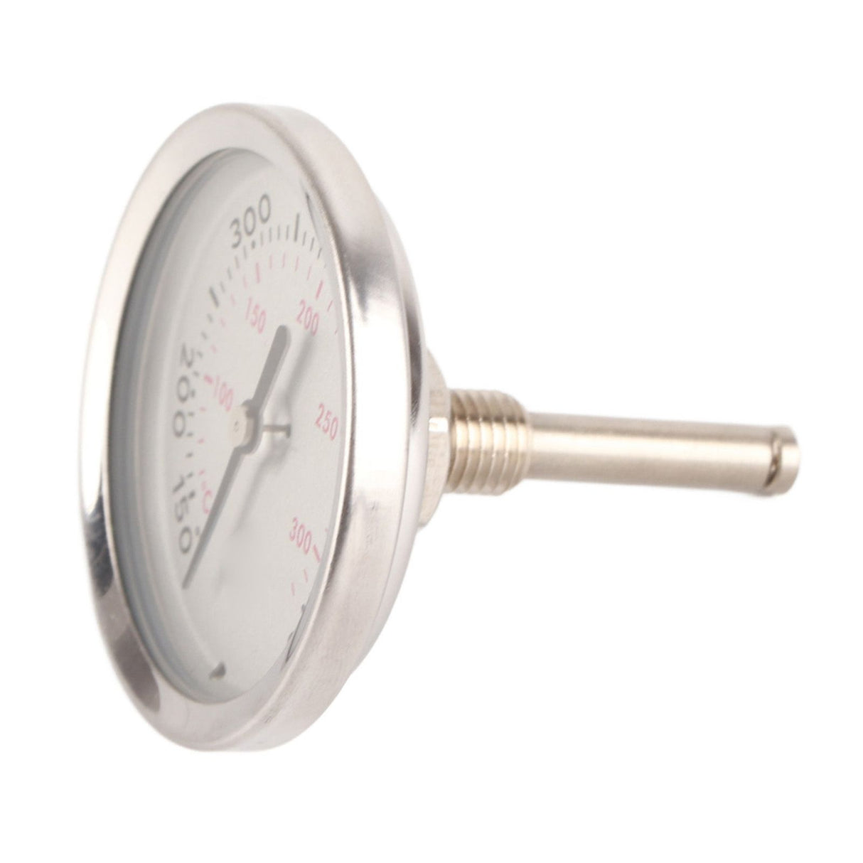 Grill Thermometer Stainless Steel Bimetallic High Accuracy 100‑475℉ Easy Assembly Wide Application BBQ Thermometer