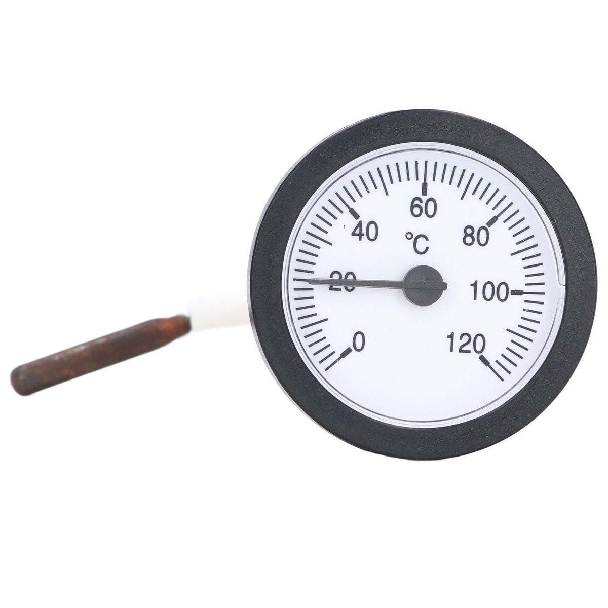 Dial Thermometer 0‑120°C Measuring Range Copper Sensor Clear Temperature Scale 52mm/2.0in Thermometer for Liquid