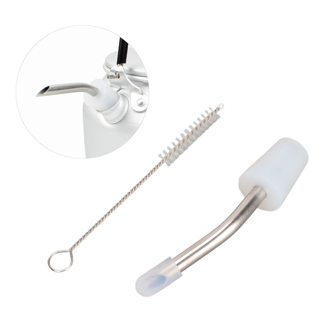 Extended Kettle Spout Corrosion Resistance Safe Harmless Odorless Stainless Steel Outdoor Kettle Spout