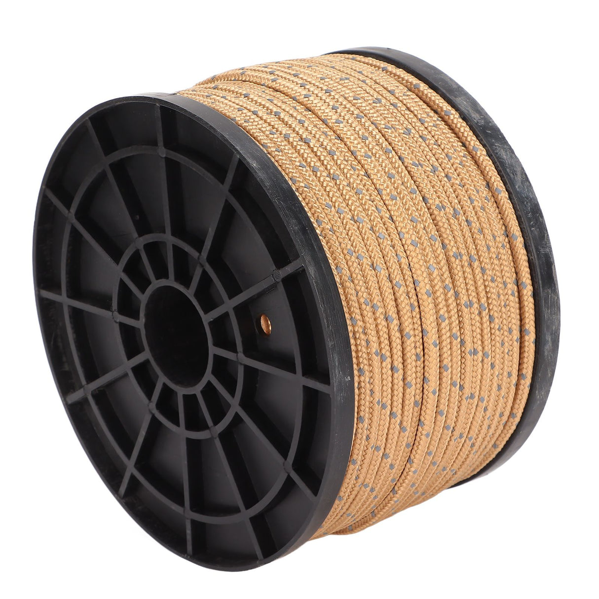 Camping Tent Rope 50 Meters High Density Anti UV Wear Resistant Khaki Reflective Outdoor Camping Rope