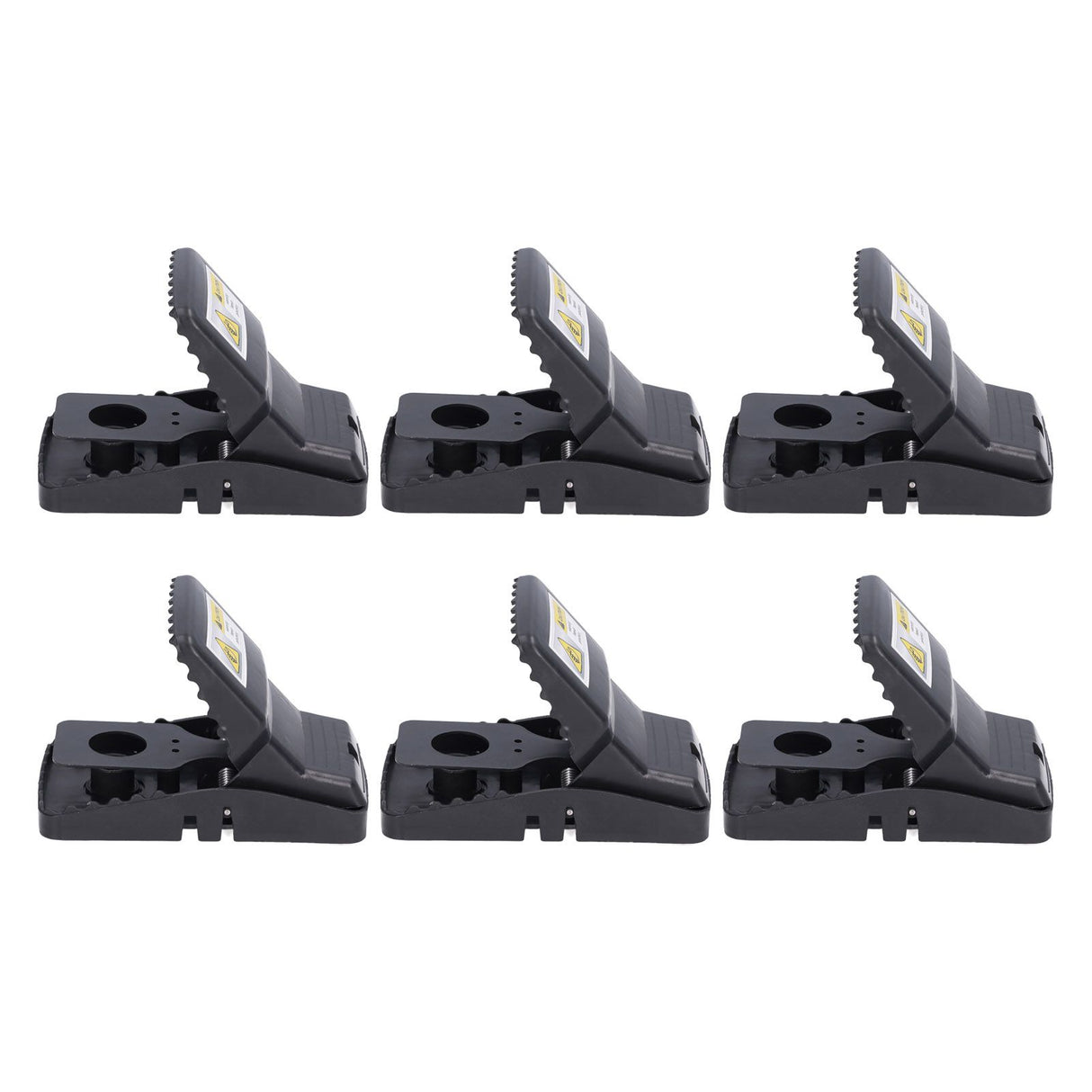 6Pcs Mouse Traps Plastic Material High Sensitivity Touchless Design Safe Reusable Rat Catcher Trapping Tool