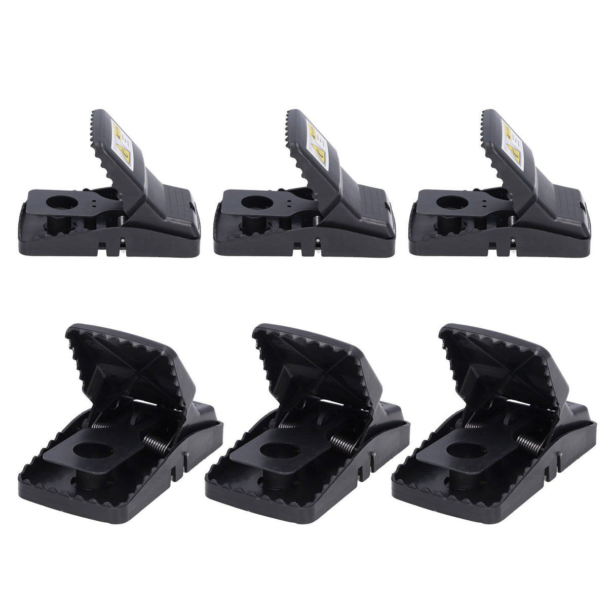 6Pcs Mouse Traps Plastic Material High Sensitivity Touchless Design Safe Reusable Rat Catcher Trapping Tool