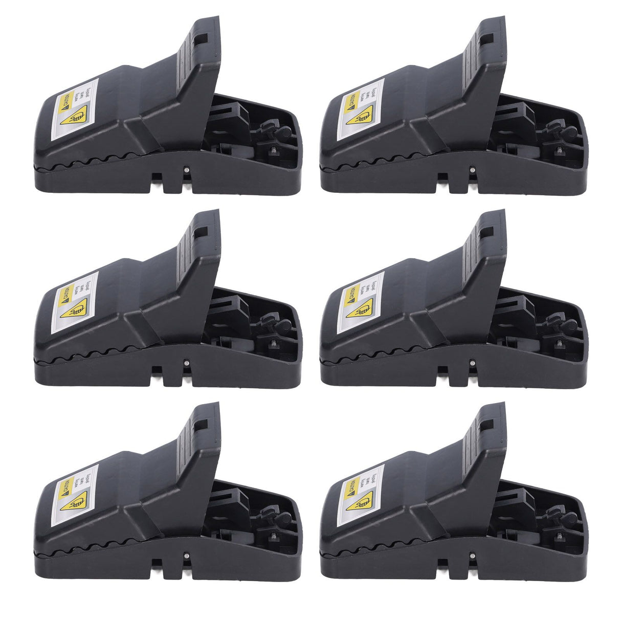 6Pcs Mouse Traps Plastic Material High Sensitivity Touchless Design Safe Reusable Rat Catcher Trapping Tool