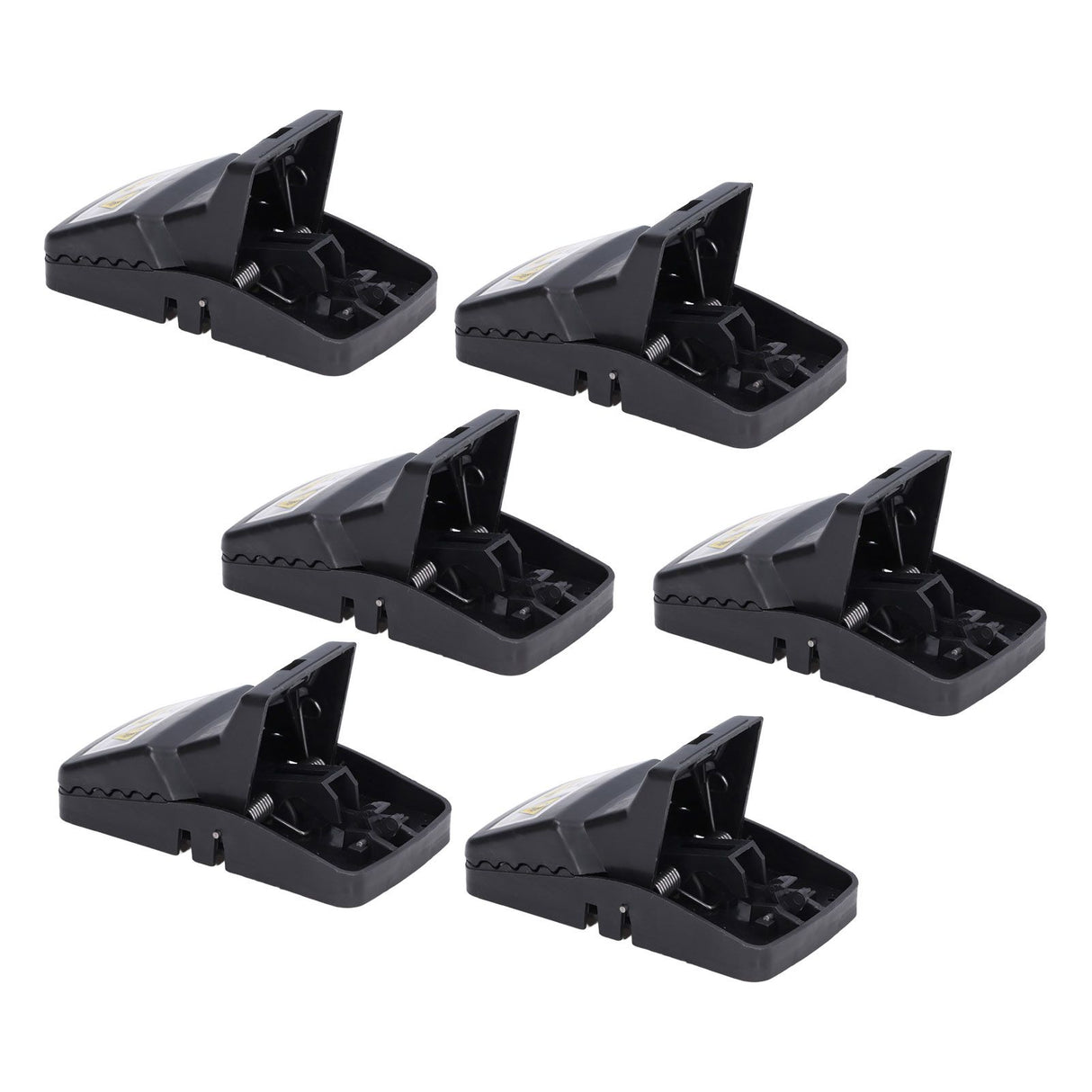 6Pcs Mouse Traps Plastic Material High Sensitivity Touchless Design Safe Reusable Rat Catcher Trapping Tool