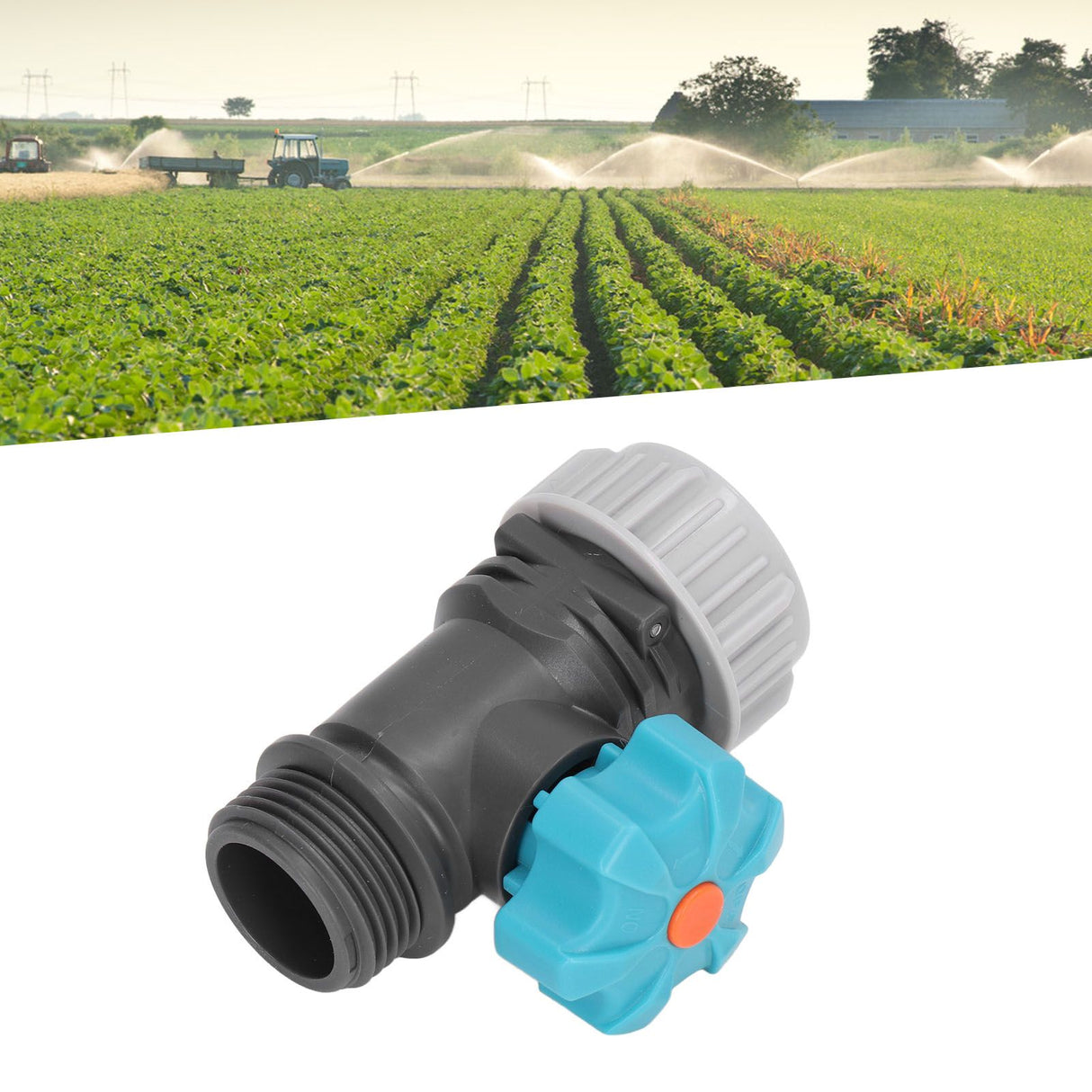 Regulating Ball Valve G3/4 Flexible Operation Firmly Grasp Ensure Spraying Adjusting Ball Valve for Garden Irrigation