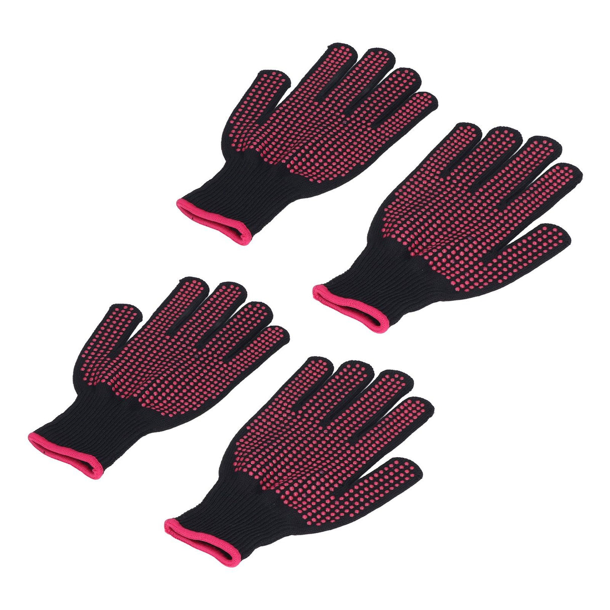 2 Pairs Cut Resistant Gloves Kitchen Gardening Safety Protection Tool for Wood CarvingPink 25cm
