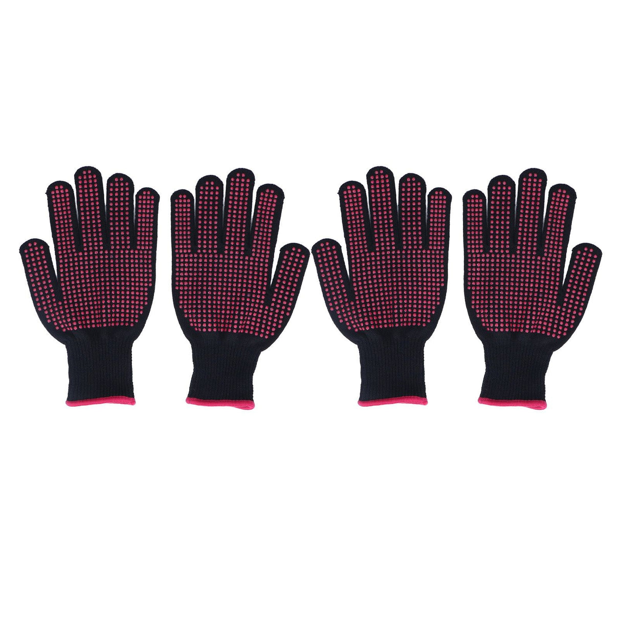 2 Pairs Cut Resistant Gloves Kitchen Gardening Safety Protection Tool for Wood CarvingPink 25cm
