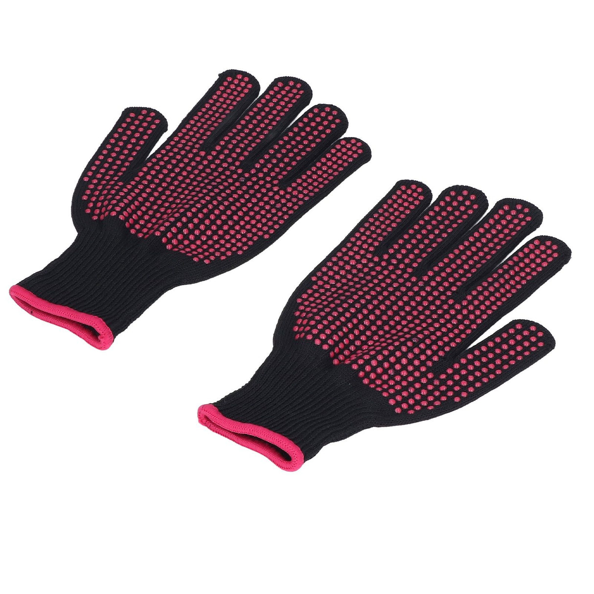 2 Pairs Cut Resistant Gloves Kitchen Gardening Safety Protection Tool for Wood CarvingPink 25cm