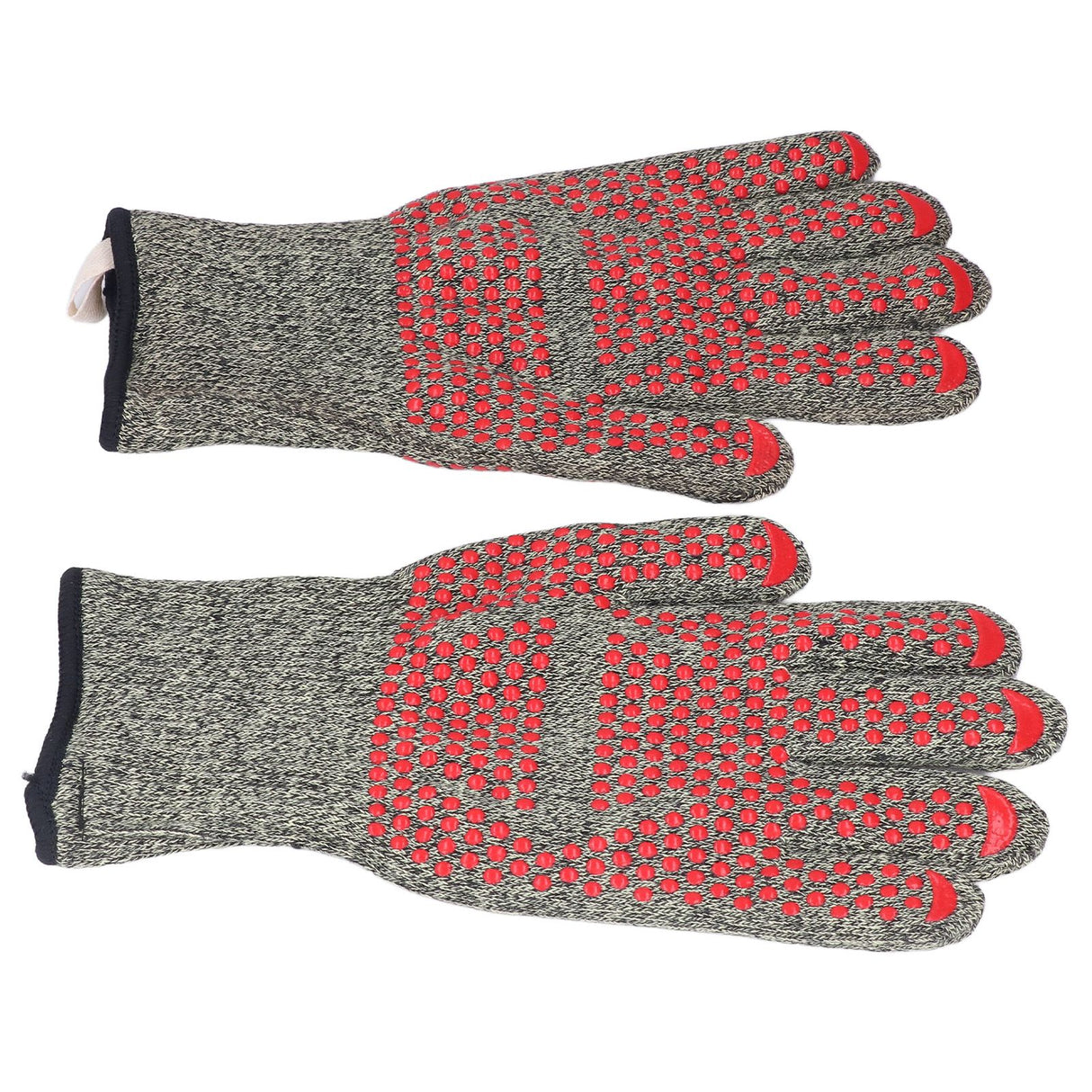 Heat Resistant Gloves Aramid Silicone Cotton BBQ Grill Oven Mitts 500℃ High Temperature Resistance 30cm