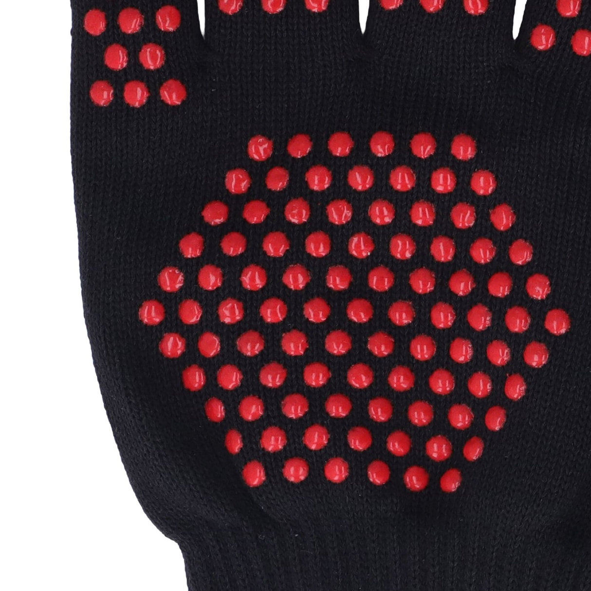Heat Resistant Gloves 25cm Separate Fingers Hot Proof Mitts Cooking Tool for BBQ Welding