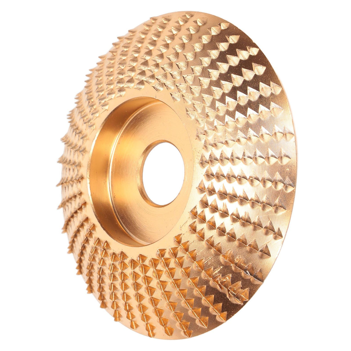 Grinding Wheel High Carbon Steel Saw Disc Quick Clearing Wear Resistant Curved Gold Woodworking Grinder Disc