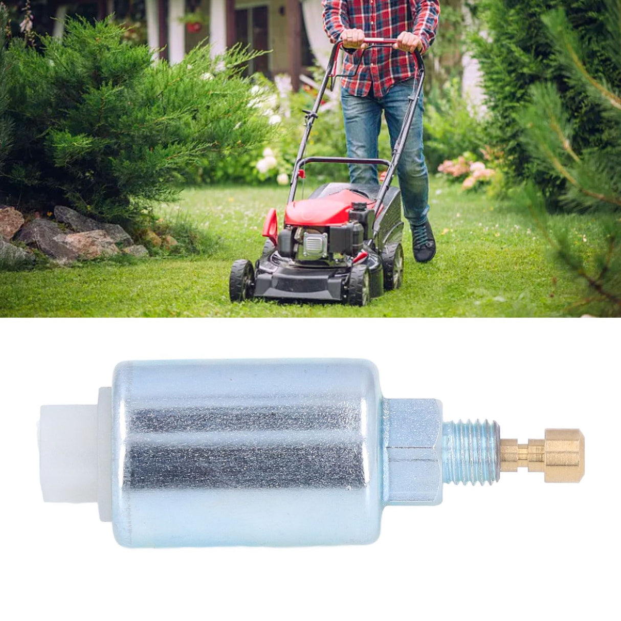 Fuel Cut Off Solenoid Lawn Mower Solenoid Valve Garden Lawn Mower Accessories for 798779 799115 40H777 40G777