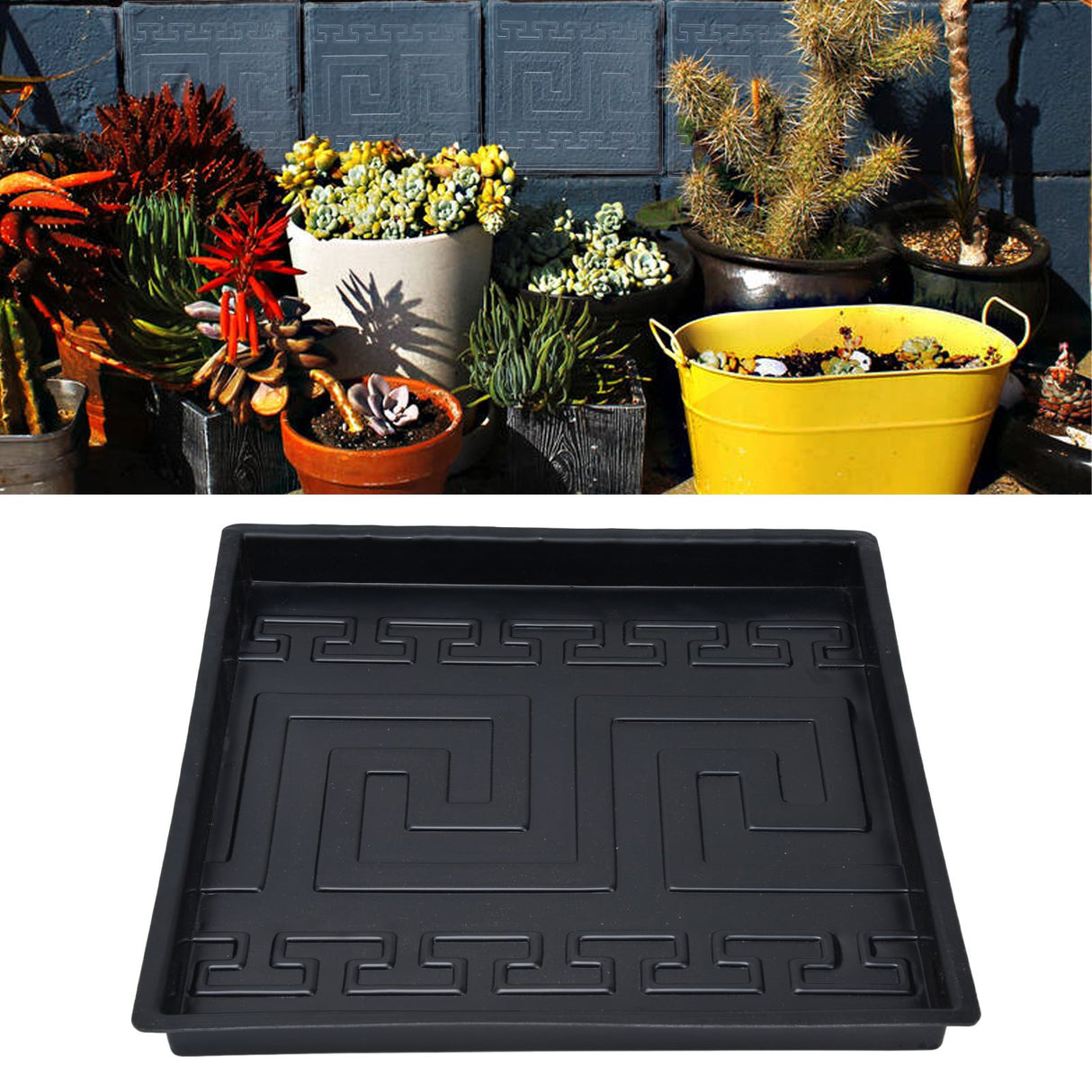 Concrete Molds DIY Production Recyclable ABS Durable Stepping Stone Molds for Garden Home Decoration